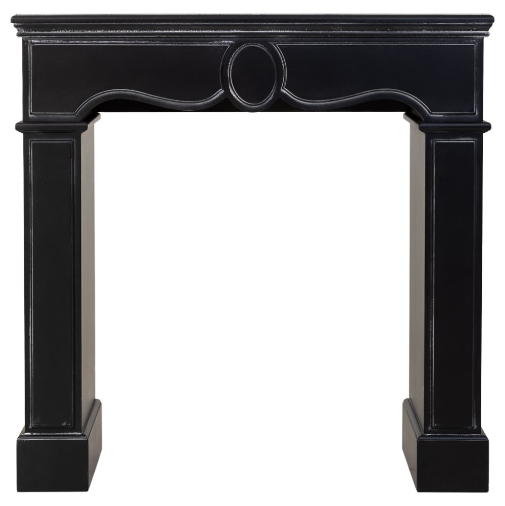 Holzkaminverkleidung, 100x40x100h cm, Schwarz - Maisons Du Monde