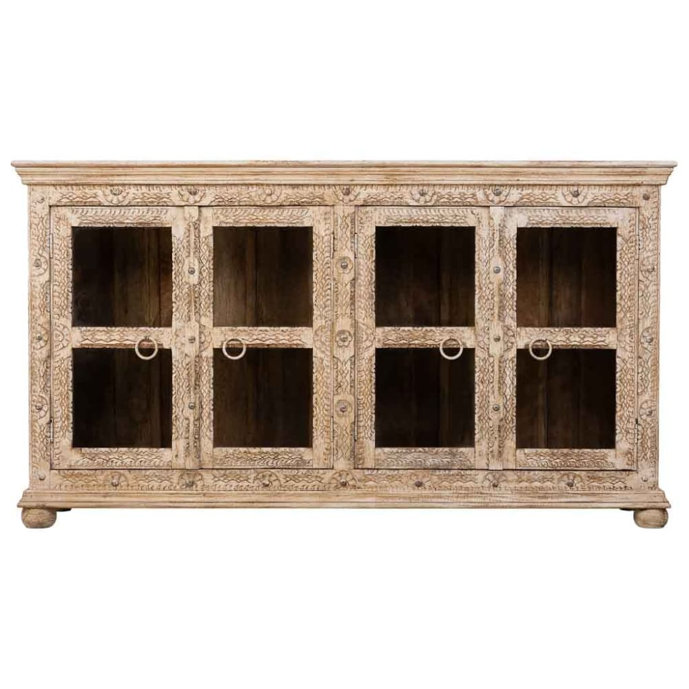 Holz-Sideboard, 180x43x100, Beige - Maisons Du Monde