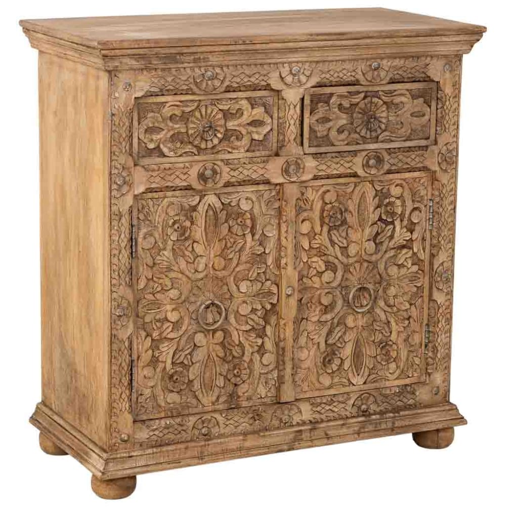 Buffet en bois marron 90x40x90