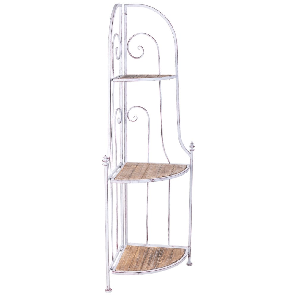 Wanderlust deco Ausstellungsregal 37x37x131 Grau Grau Holz