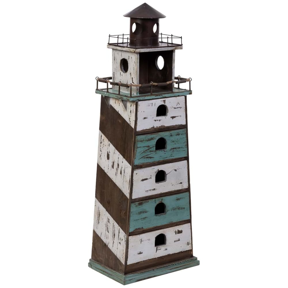 faro estanteria de madera y metal 41x27x115h cm