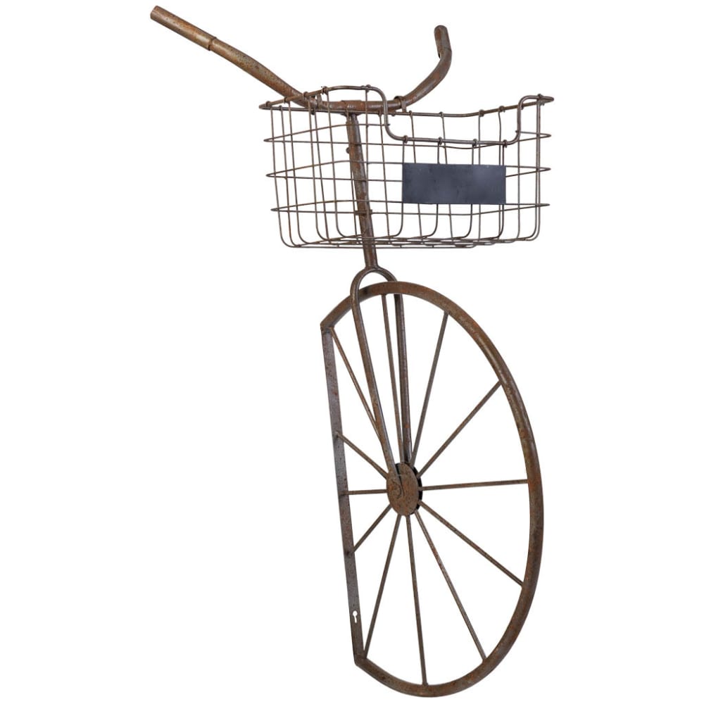 Wanderlust deco Fahrradpflanzgefäß aus Metall 55x47x105h cm Kupfer Kupfer Metall