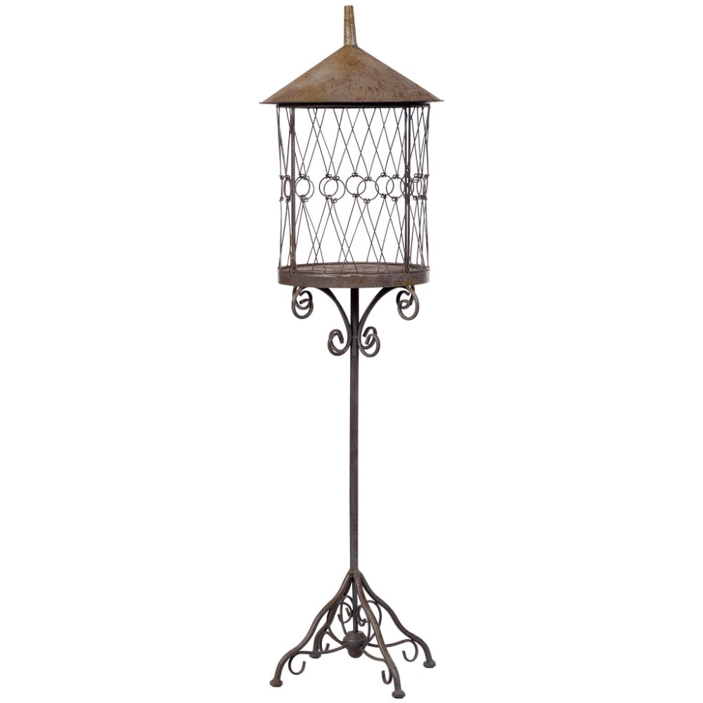 Metalldekorationskäfig D46x169h cm Braun - Maisons Du Monde