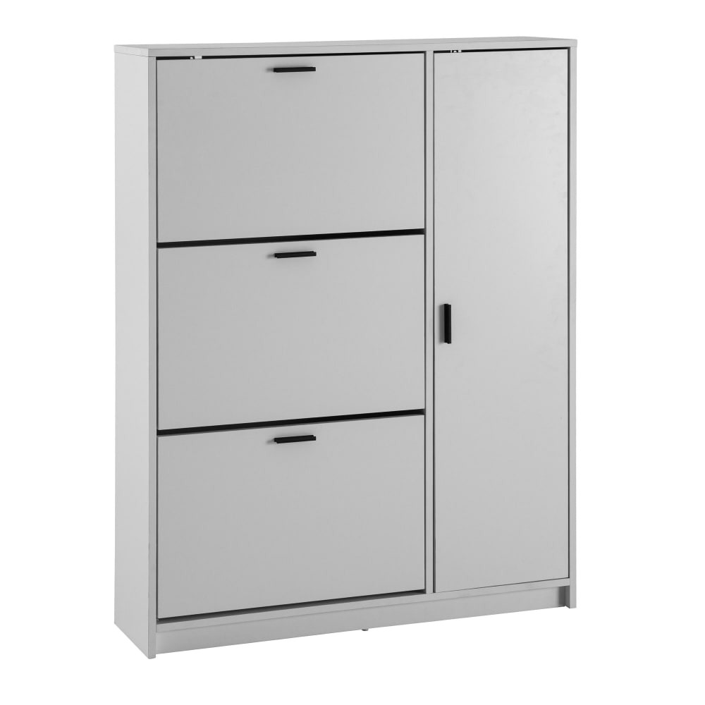 Meuble à chaussures en mdf, blanc