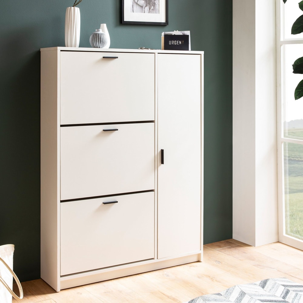 Schuhschrank aus MDF, weiß - Maisons Du Monde