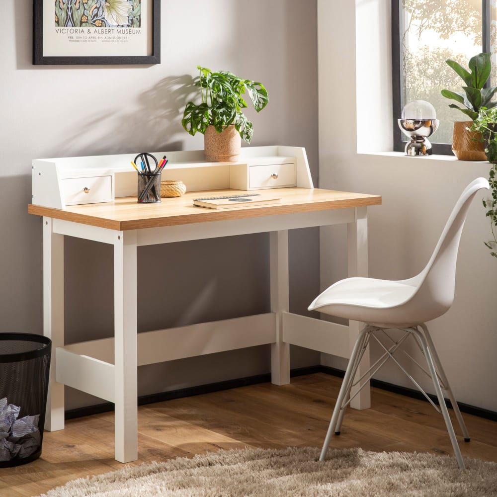 Schreibtisch aus MDF, Weiß - Maisons Du Monde