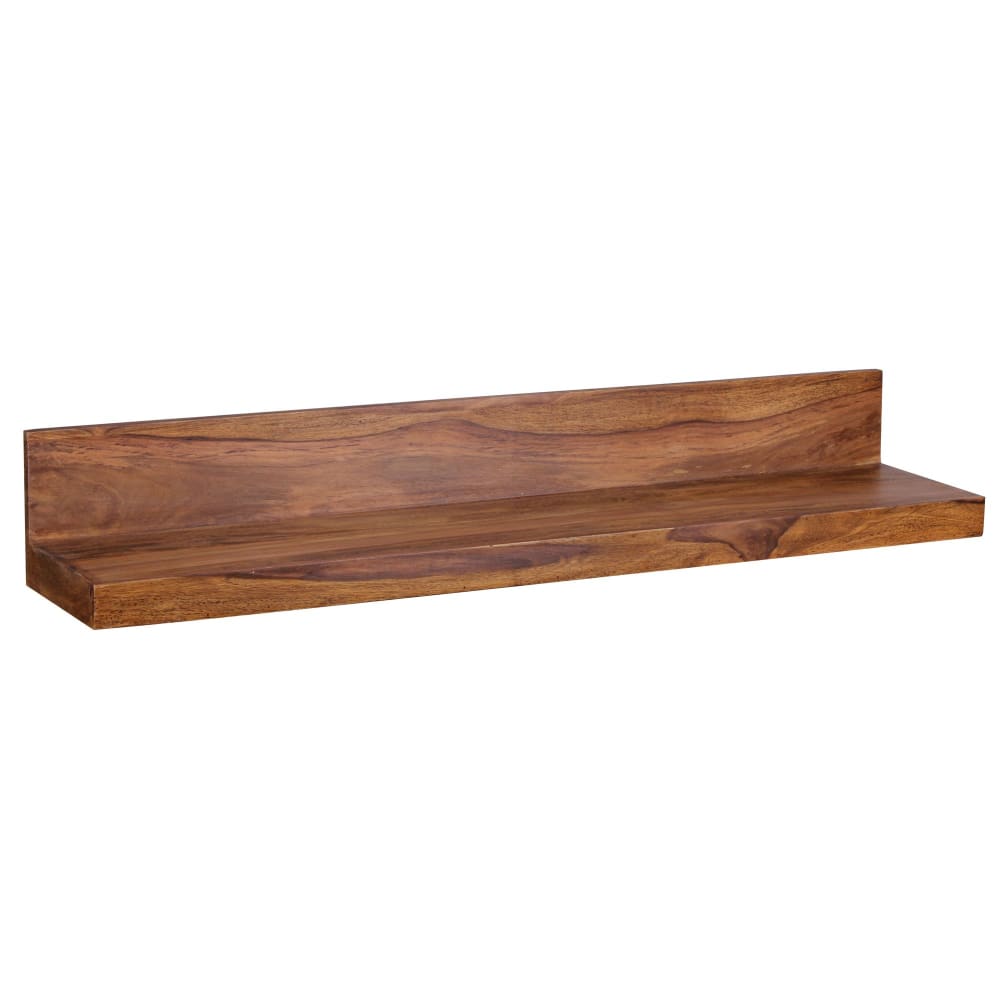 Étagère murale 110 cm en bois de sheesham massif, marron Étagère murale 110 cm en bois de sheesham massif, marron