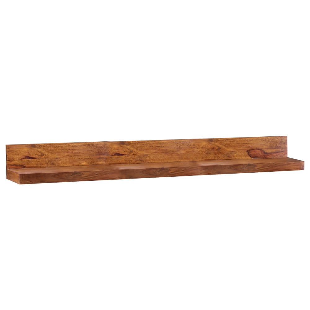 Étagère murale 160 cm en bois de sheesham massif, marron Étagère murale 160 cm en bois de sheesham massif, marron