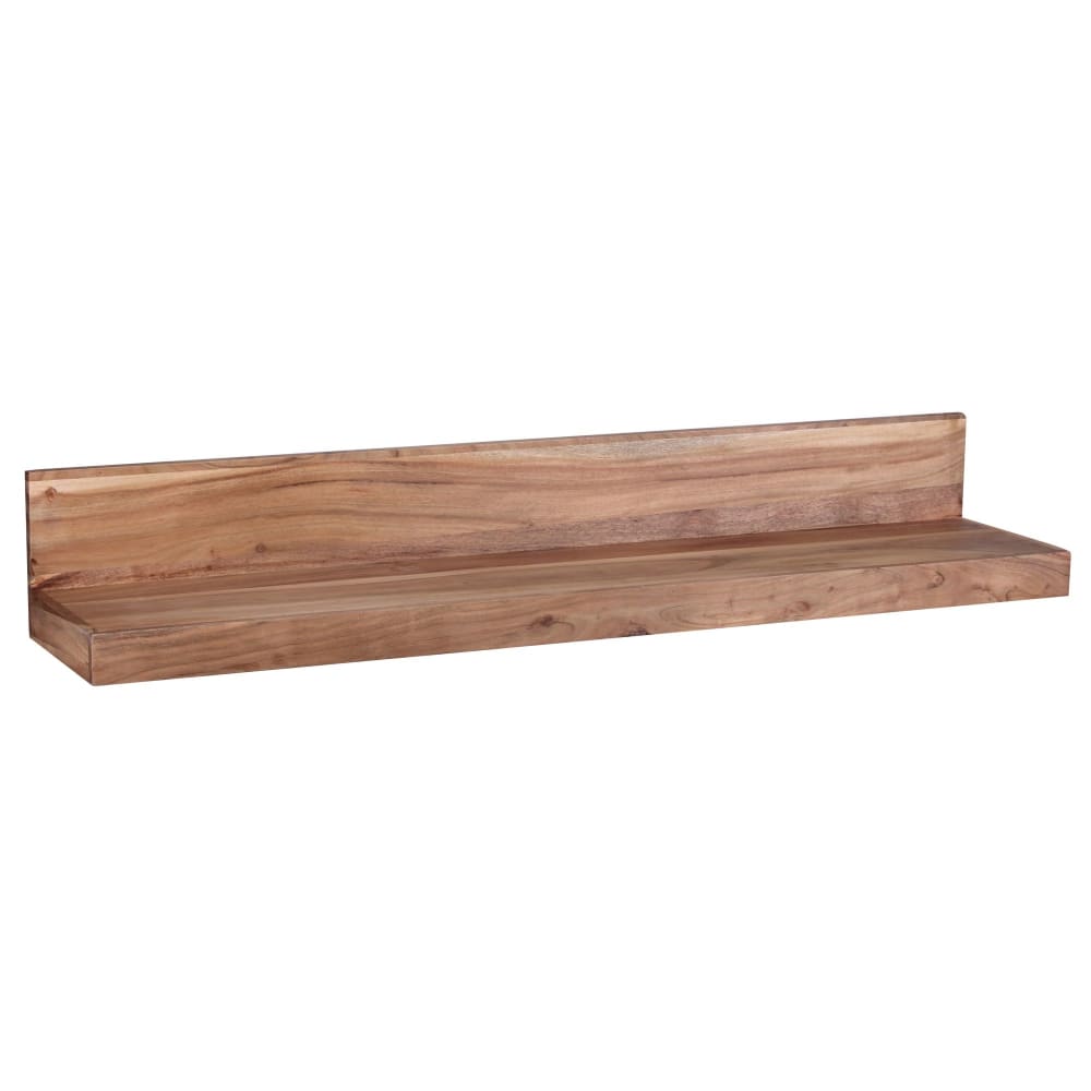 Étagère murale 110 cm en bois d'acacia massif, marron Étagère murale 110 cm en bois d'acacia massif, marron