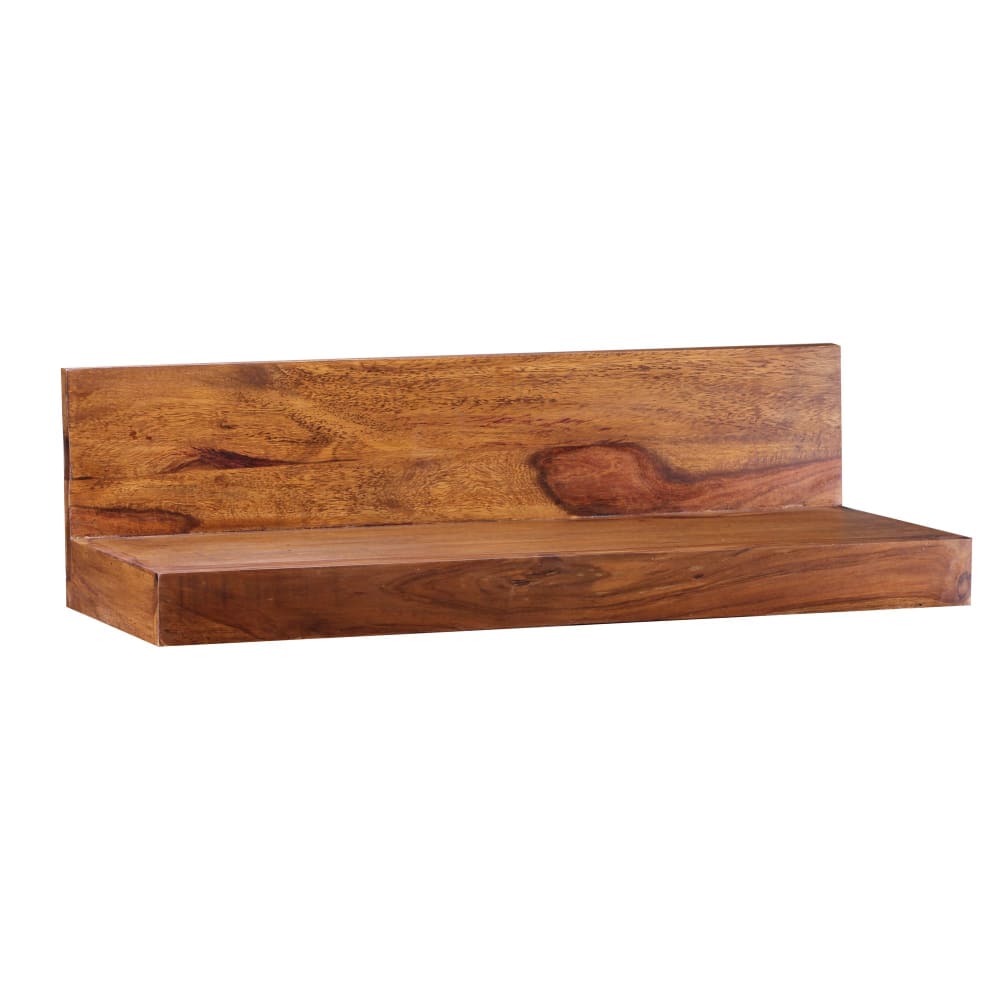 Étagère murale 60 cm en bois de sheesham massif, marron Étagère murale 60 cm en bois de sheesham massif, marron