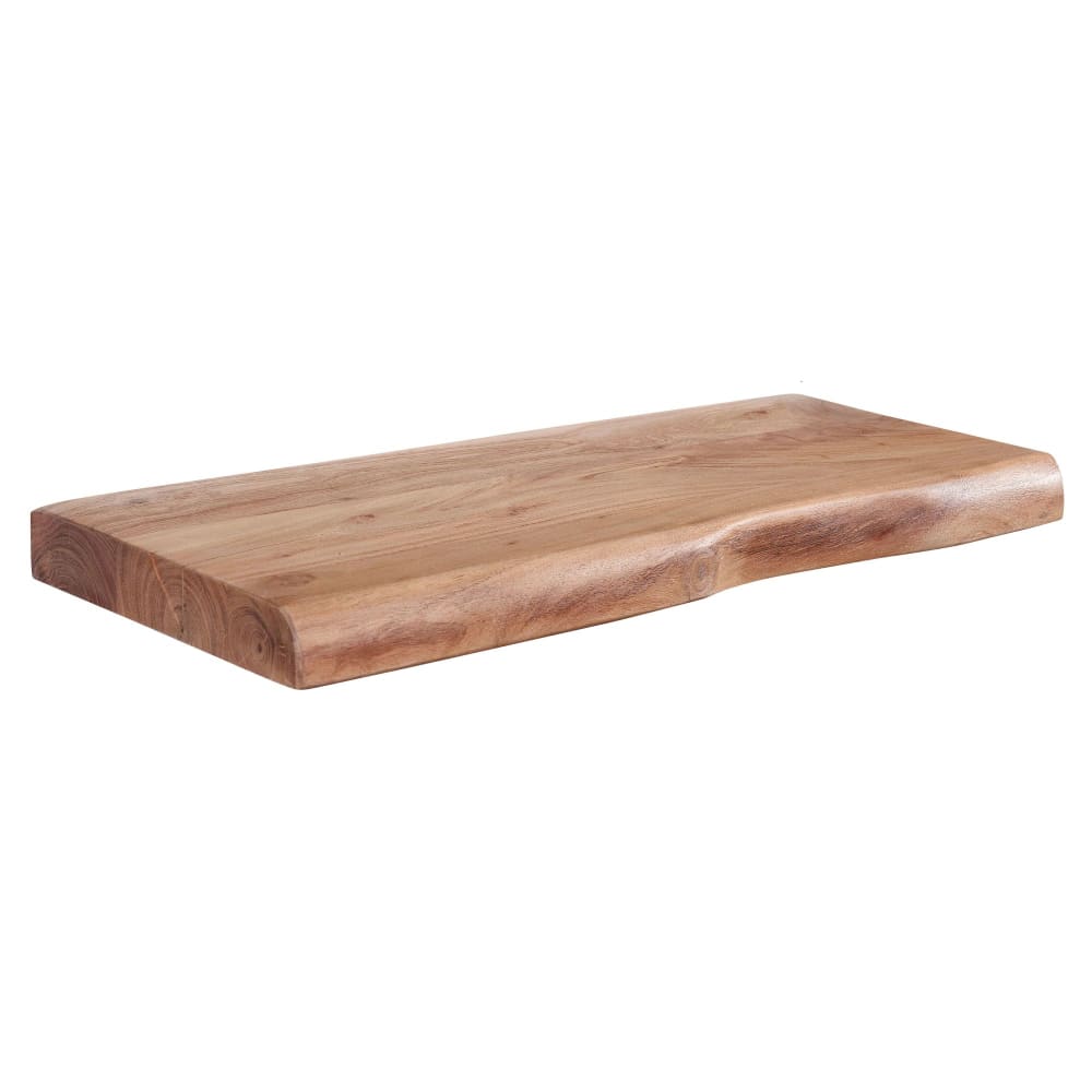 Étagère murale 40 cm en bois d'acacia massif, marron Étagère murale 40 cm en bois d'acacia massif, marron