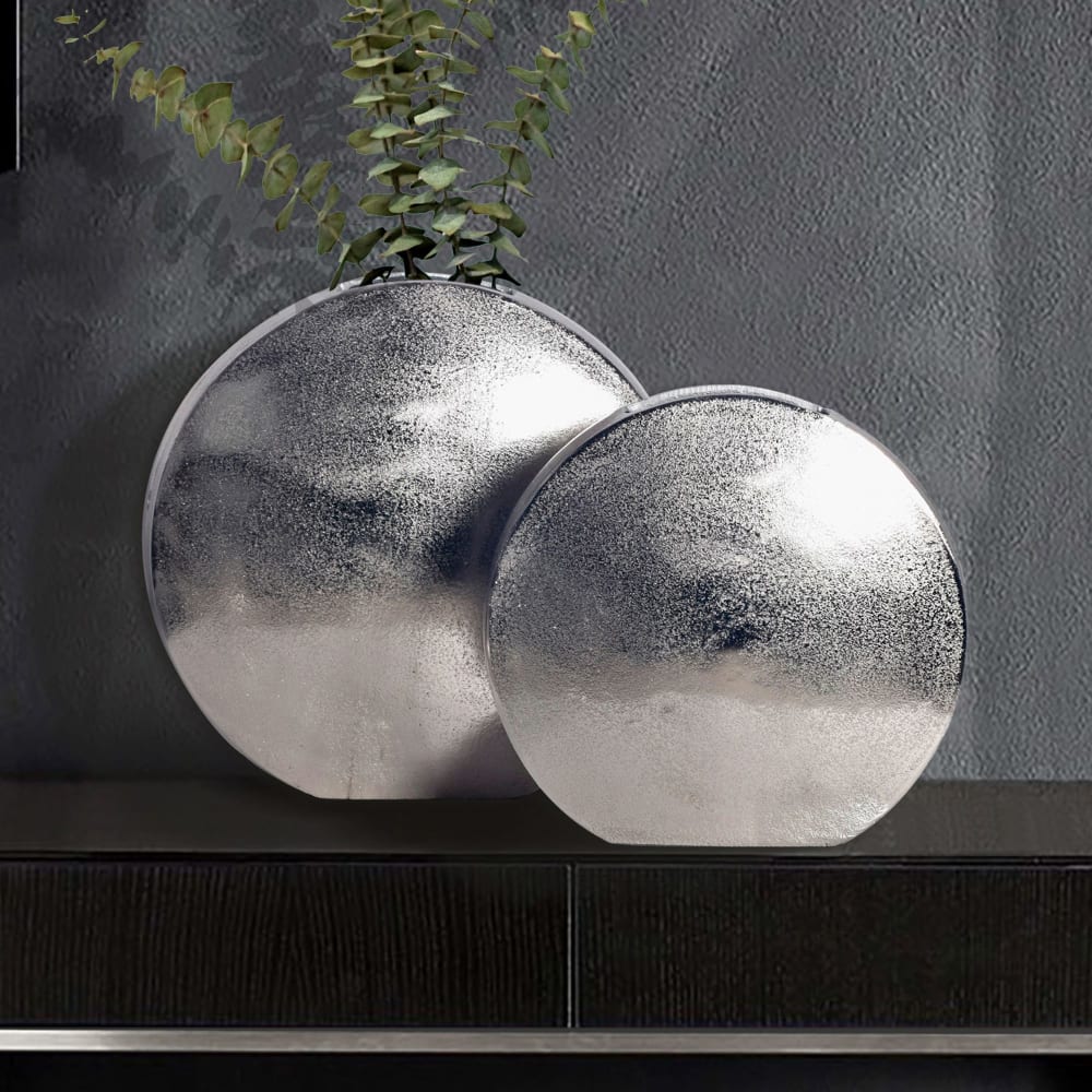 2er Set Vasen aus Aluminium - Maisons Du Monde
