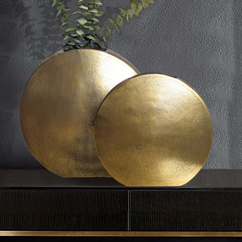 2er Set Vasen aus Aluminium - Maisons Du Monde