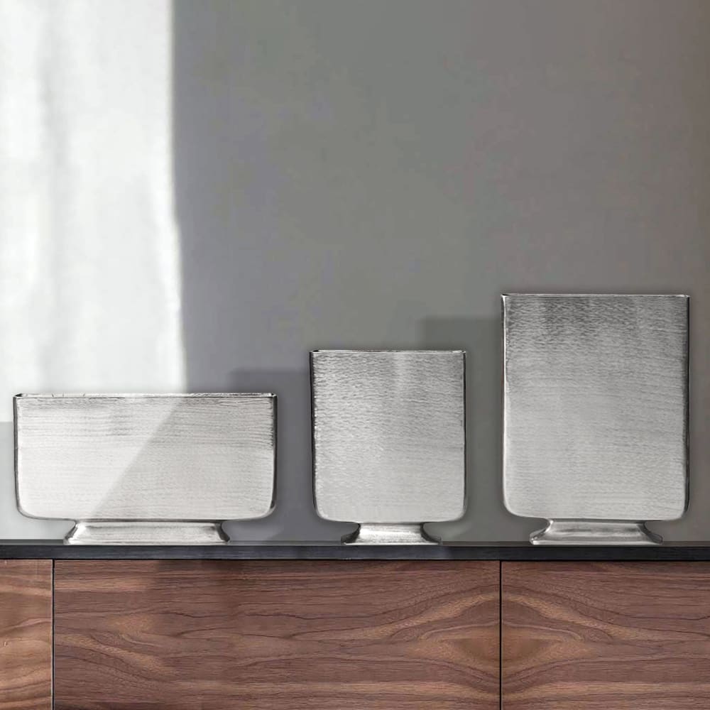 3er Set Vasen aus Aluminium - Maisons Du Monde