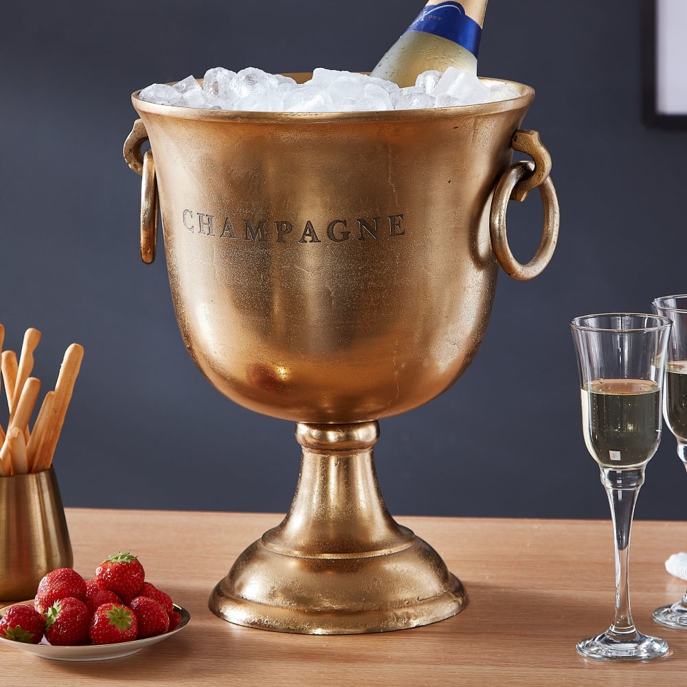 Champagnerkühler aus Metall, Gold - Maisons Du Monde