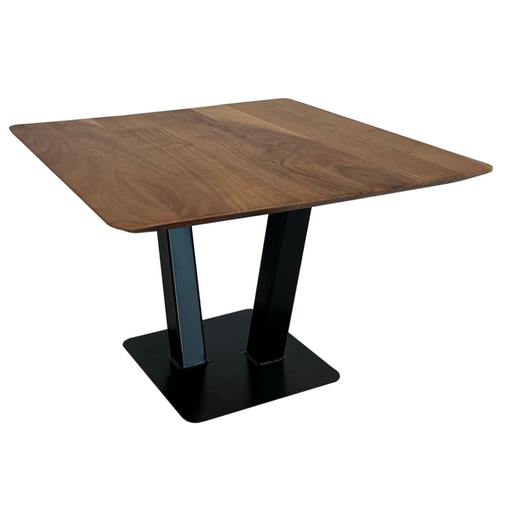 Table basse en bois massif, marron