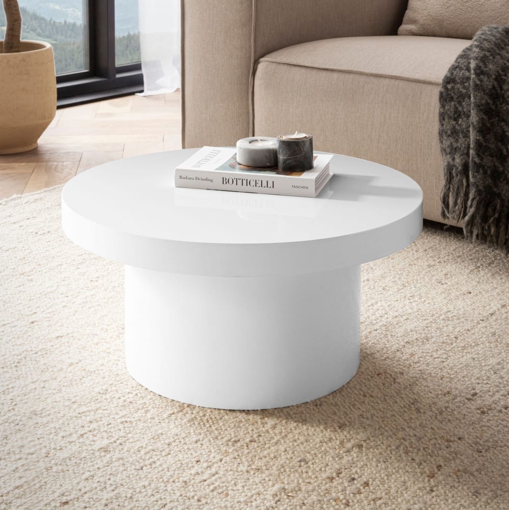 Couchtisch aus MDF, Hochglanz weiß - Maisons Du Monde