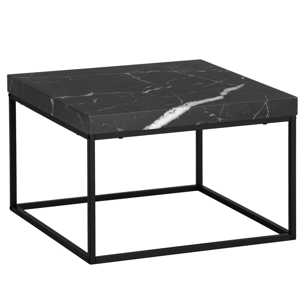FineBuy Couchtisch aus MDF, 60 cm schwarz style modern - Spanplatte