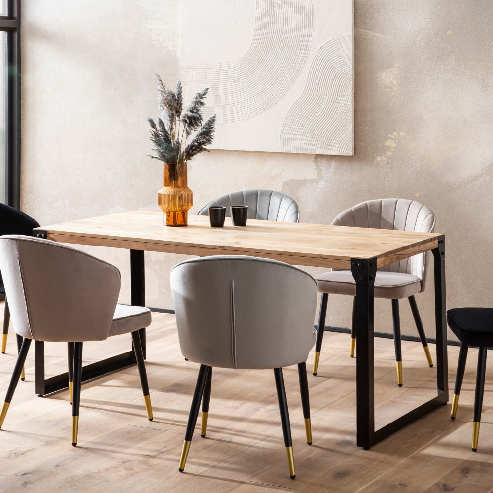 Esstisch aus Akazie Massivholz, 120 cm braun - Maisons Du Monde