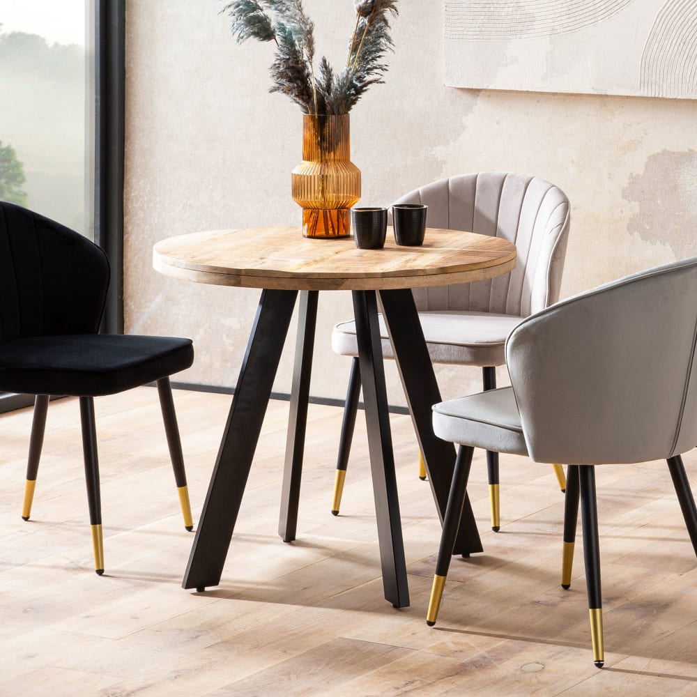 Esstisch aus Mango Massivholz, 80 cm braun - Maisons Du Monde