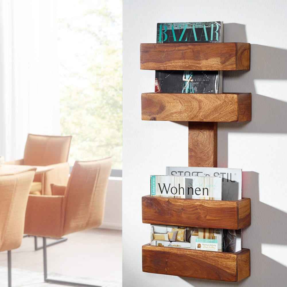Zeitungsständer aus Sheeshamholz, Braun - Maisons Du Monde