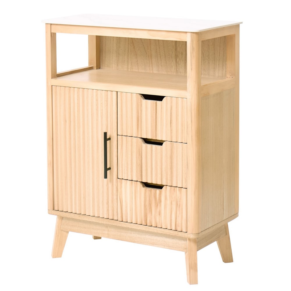 Mueble de baño con 3 cajones en madera