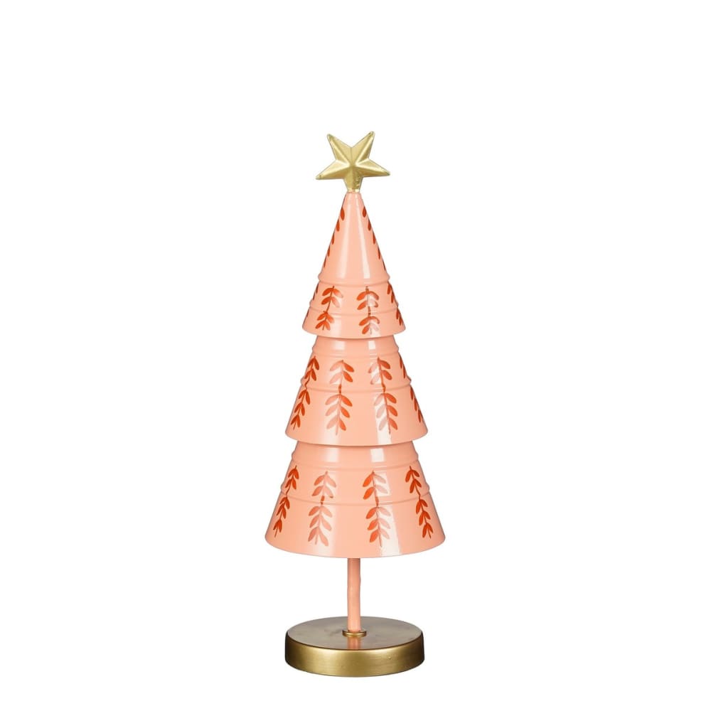 Sapin de noël décoratif rose fer h40xl13xl13cm Sapin de noël décoratif rose fer h40xl13xl13cm