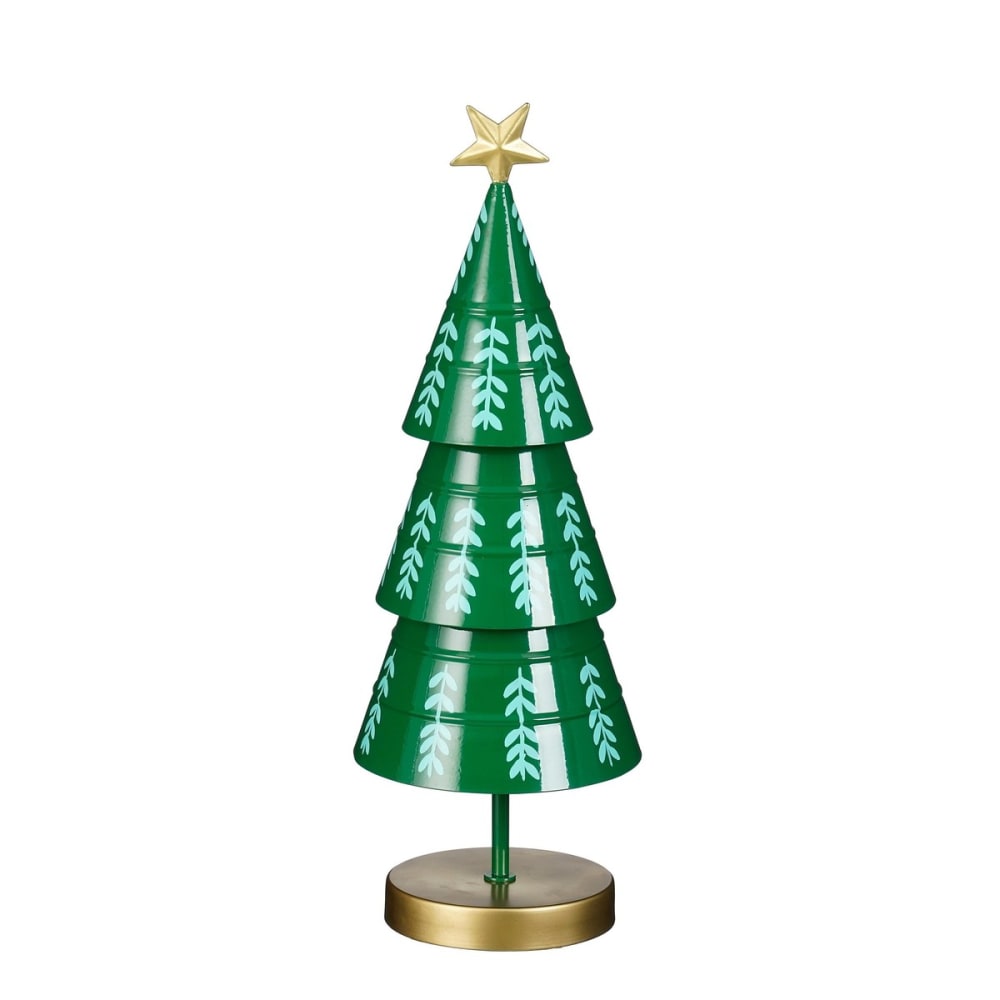Sapin de noël décoratif vert fer h46xl16xl16cm Sapin de noël décoratif vert fer h46xl16xl16cm