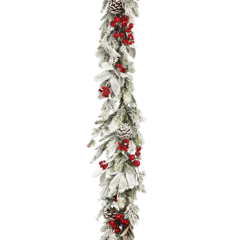 Guirlande de Noël Vert Plastique H9xl15xL178cm