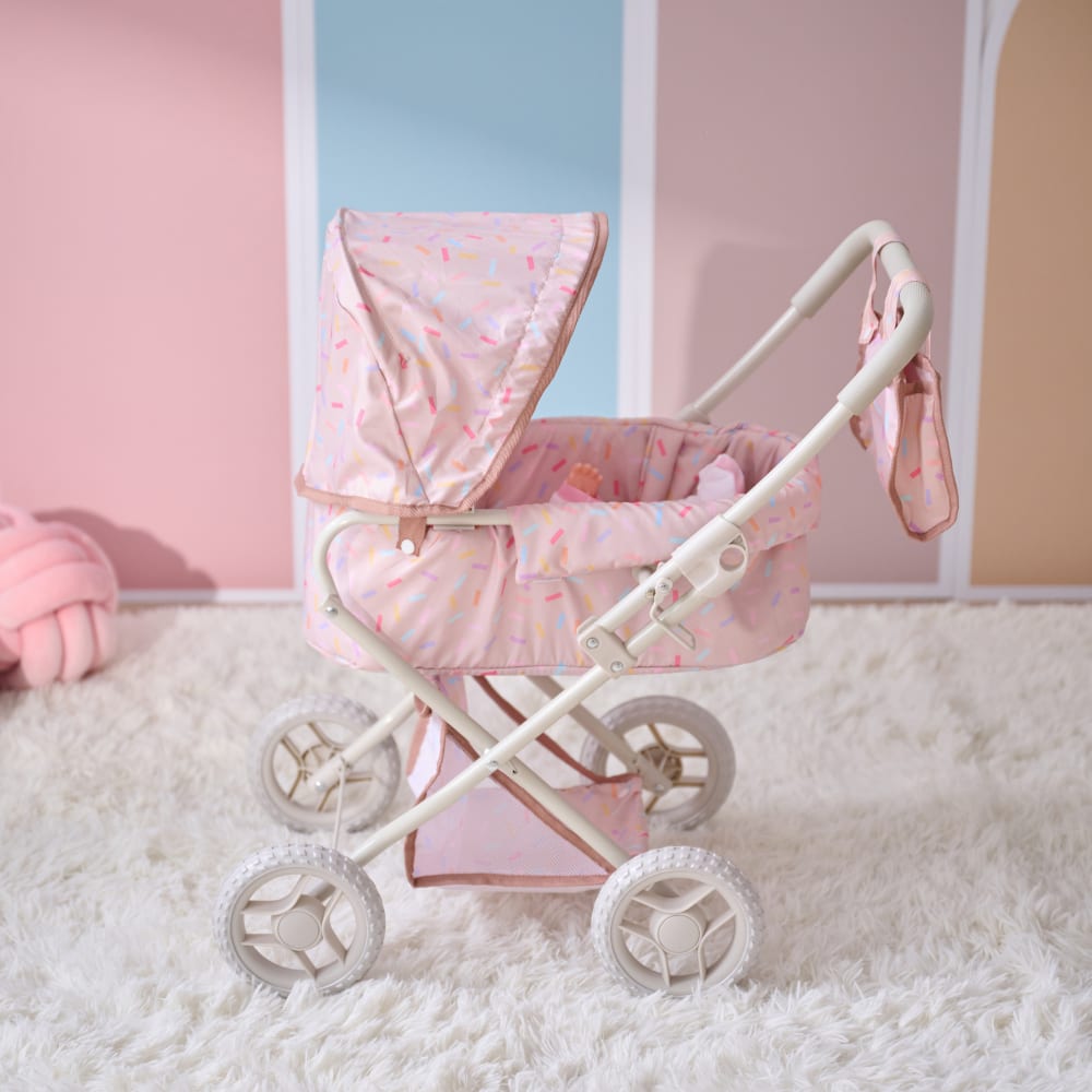 Puppenwagen 2-in-1 Klassiker, Beige, 64cm - Maisons Du Monde