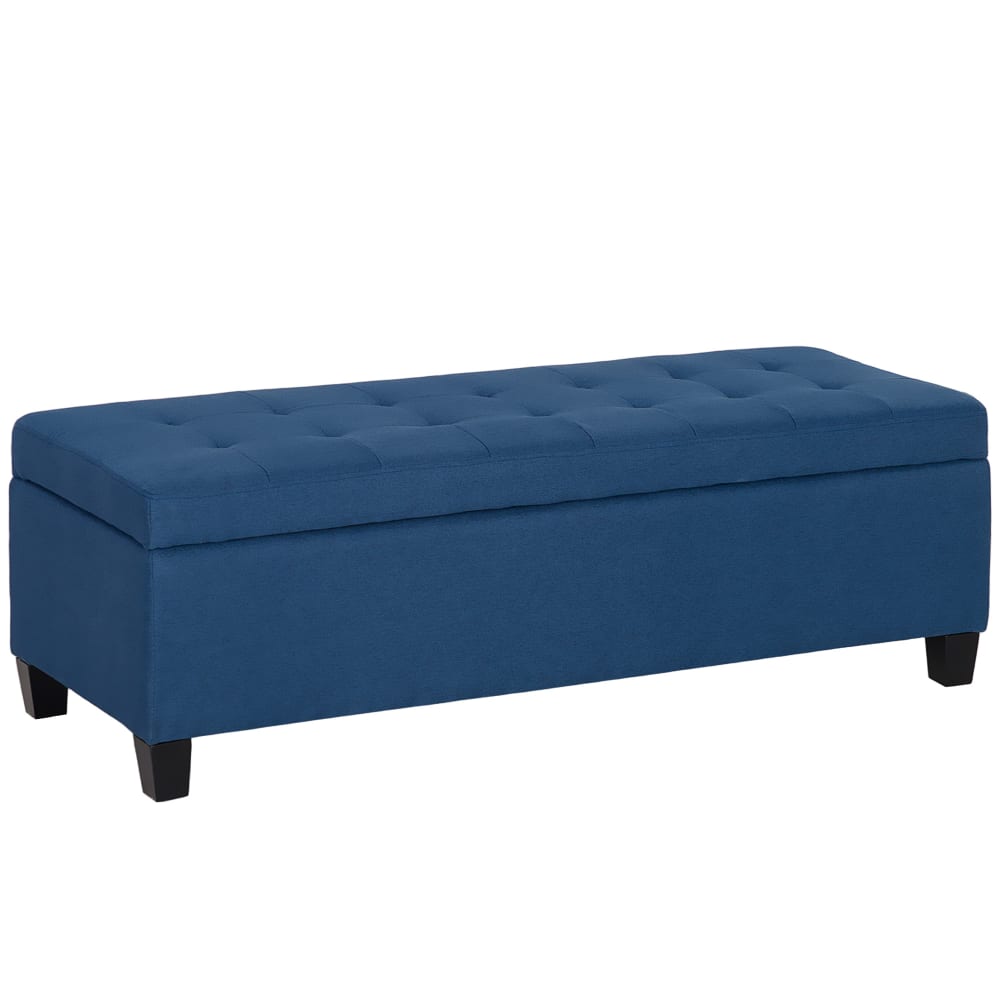 banc de rangement siège - bois pieds