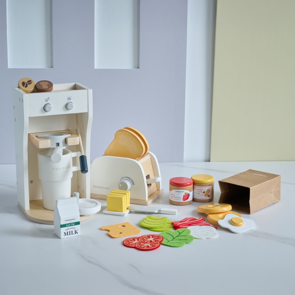 Gesundes Frühstück To Go Spielset, Weiß, 25cm - Maisons Du Monde