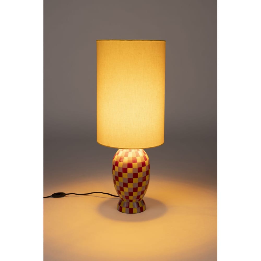 Lampe design en métal jaune — vue 4