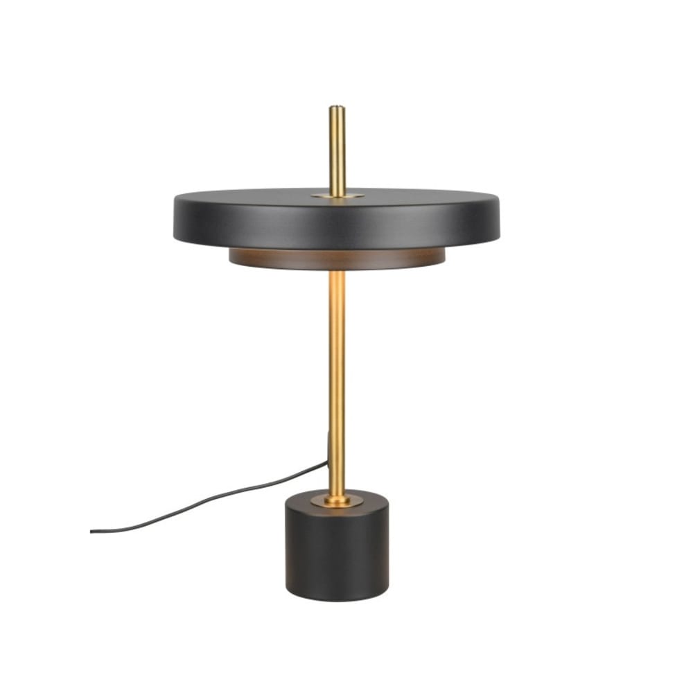 Lampe design en métal noir