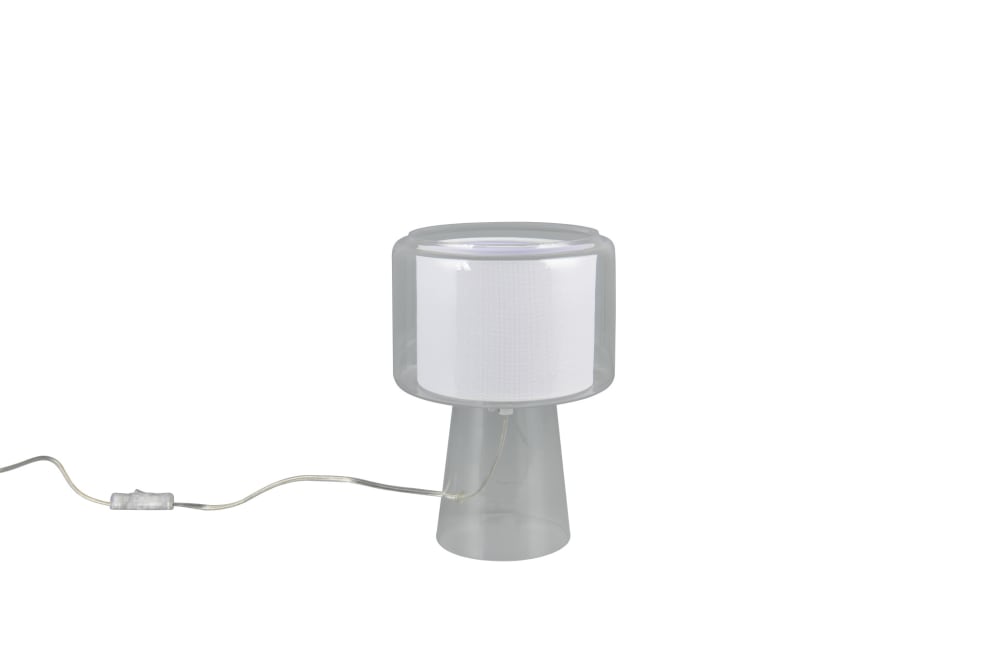 Lampe design en verre transparent — vue 4