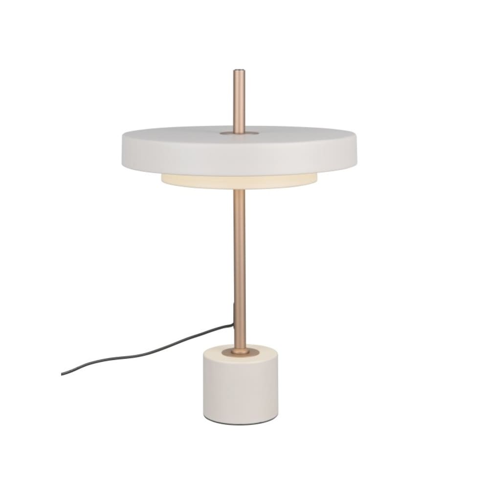 Lampe design en métal gris