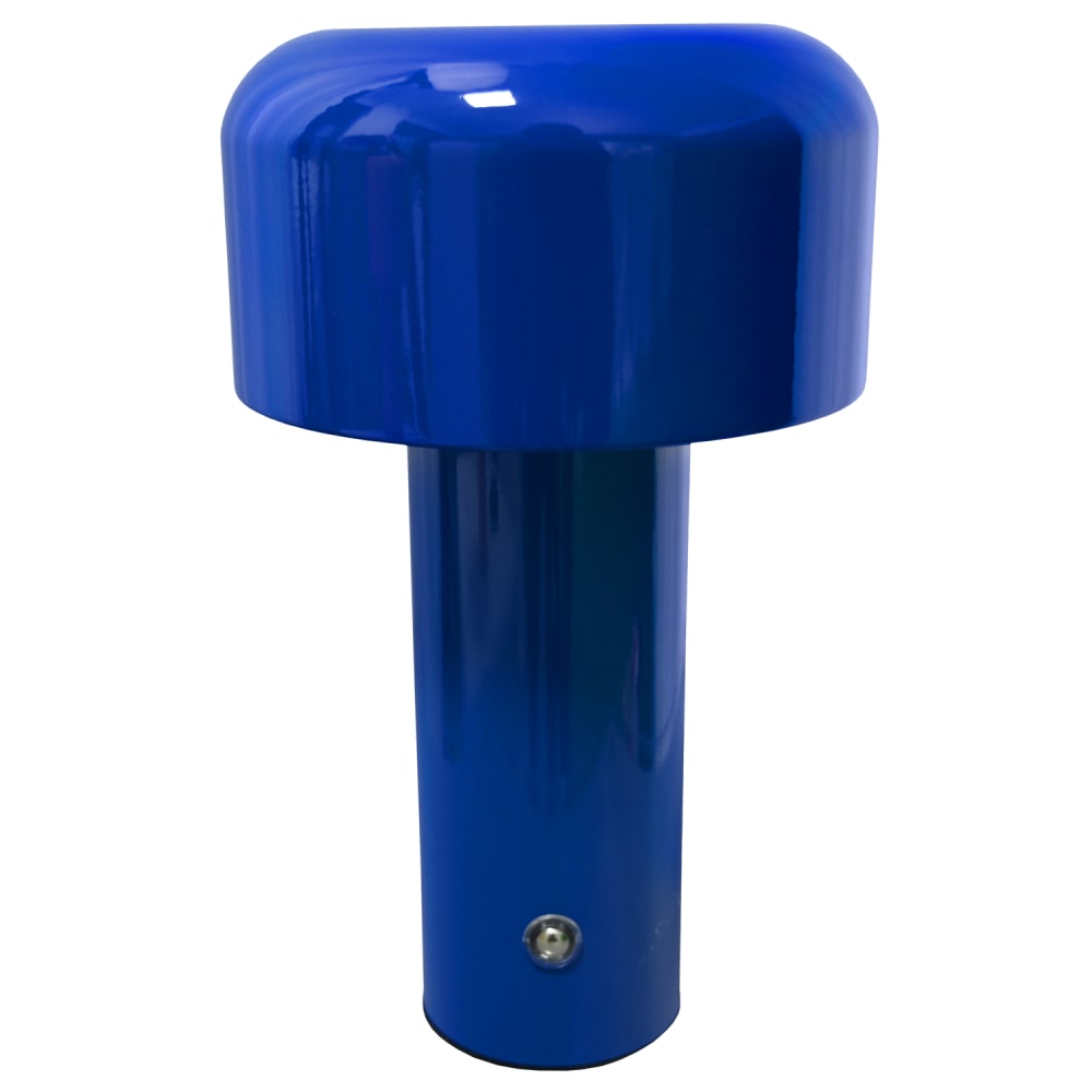 Lampe led à poser en metal bleu — vue 3