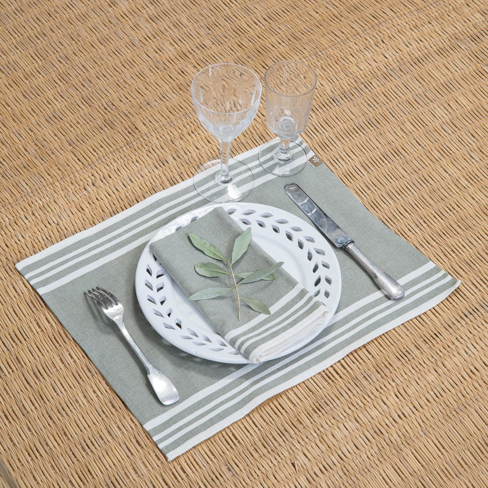 4er-set Tischsets aus Baumwolle 35x50 - Maisons Du Monde