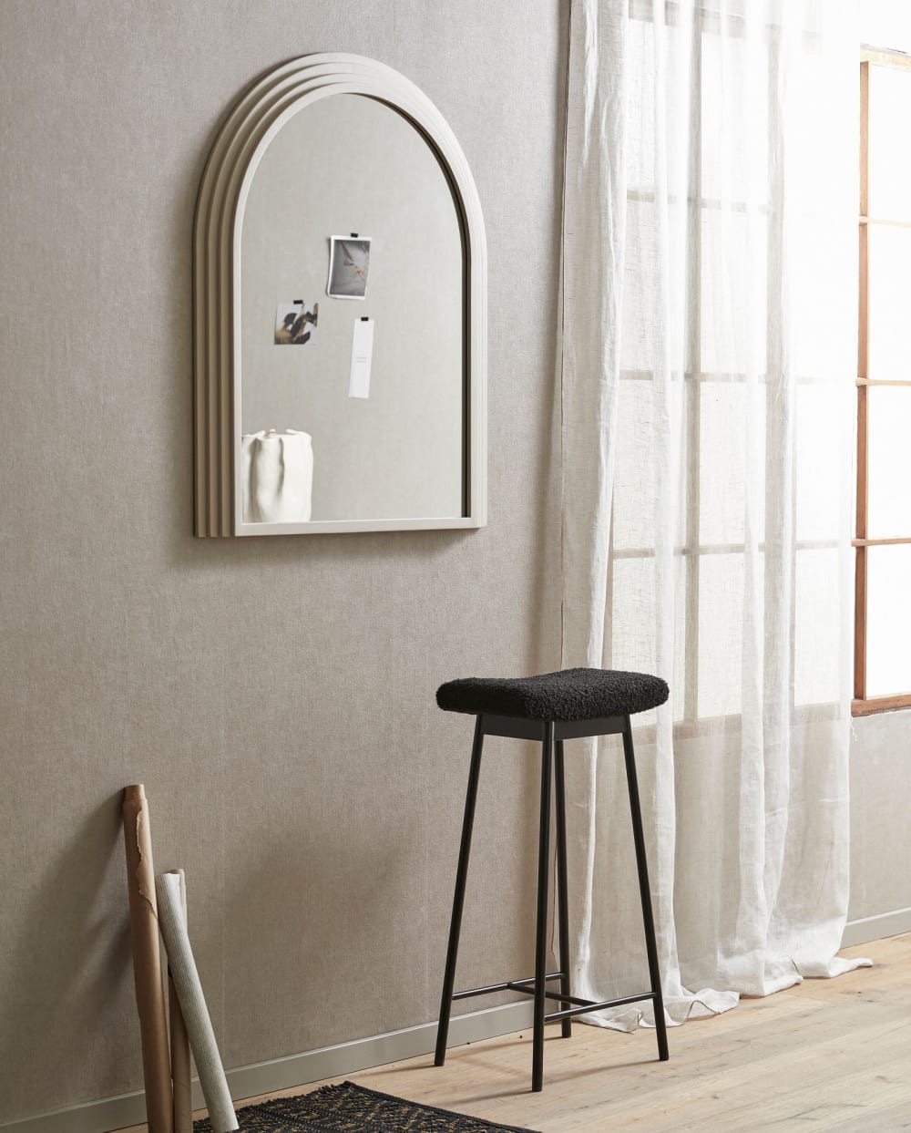 Wandspiegel FALCO 90cm, Hellbraun - Maisons Du Monde