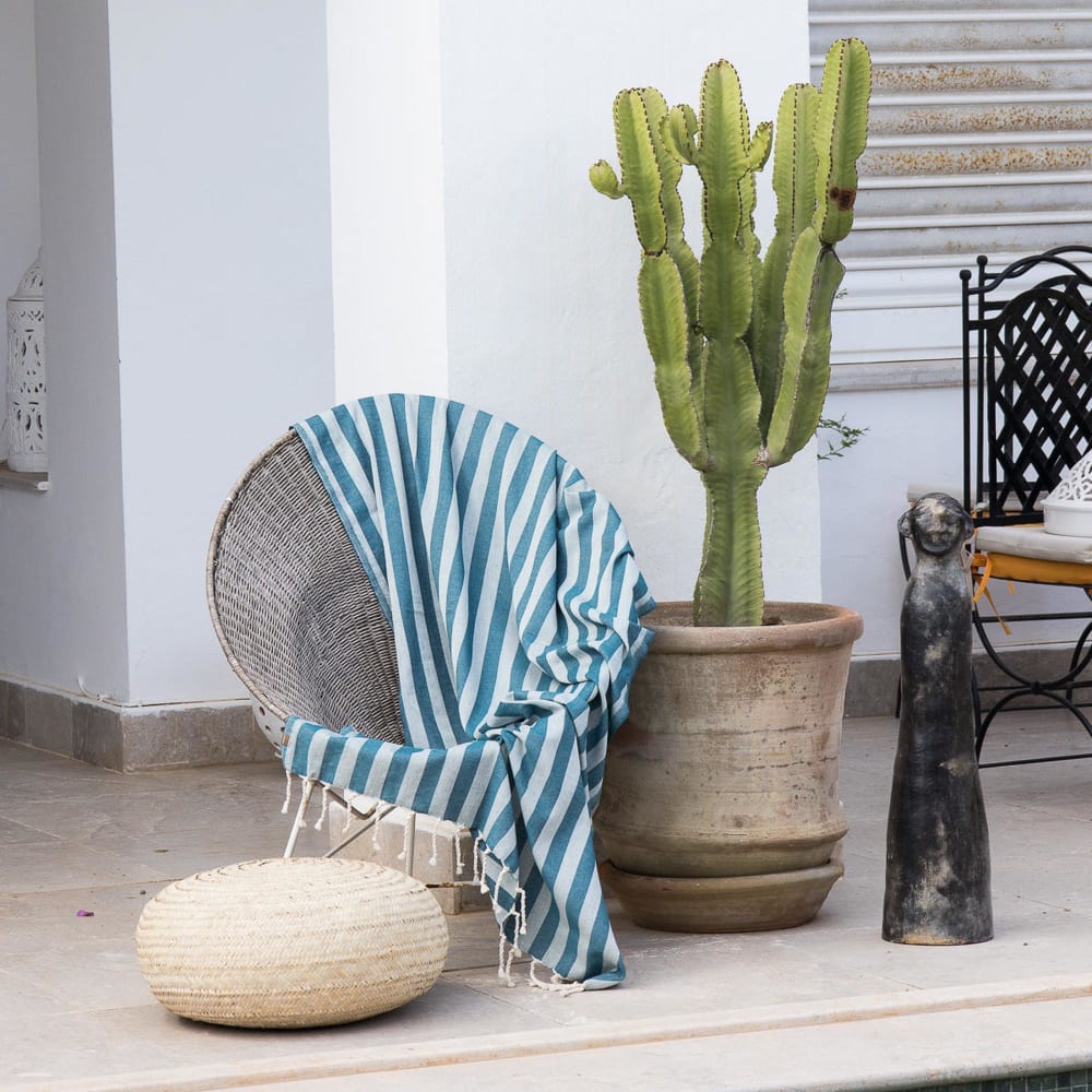 Jacquard fouta aus Baumwolle 100x200 - Maisons Du Monde