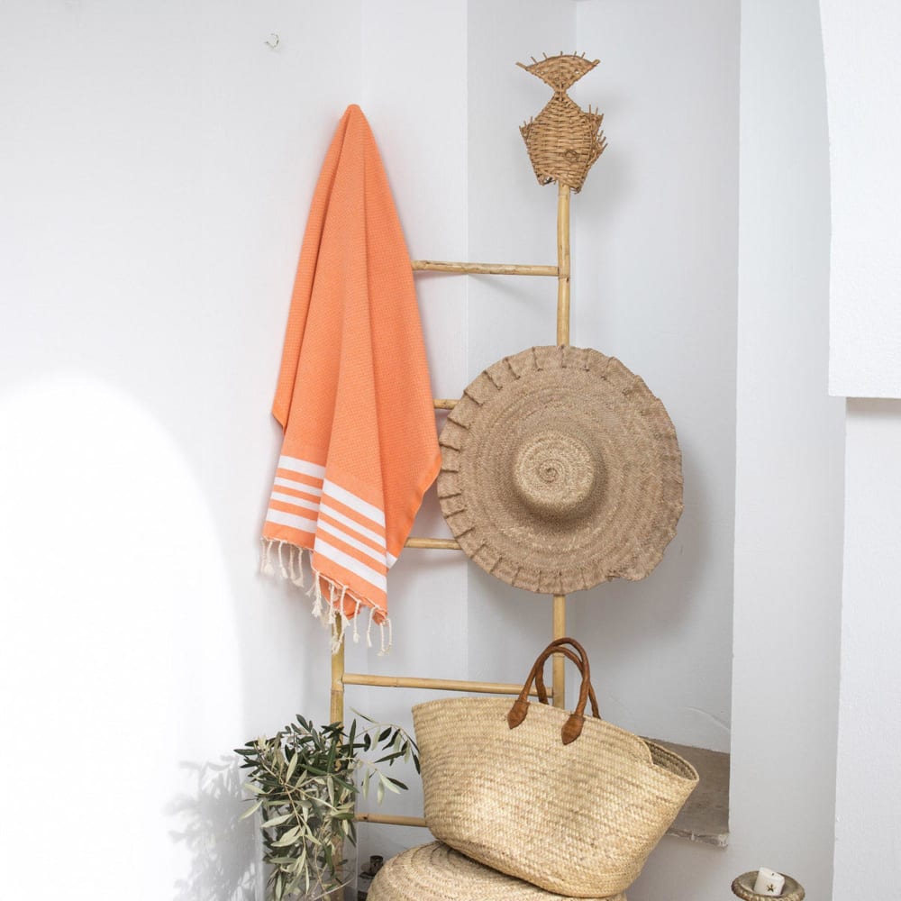 Fouta coton orange 100x200 - Maisons du Monde