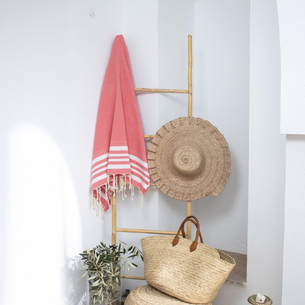 Fouta coton rose malabar 100x200 - Maisons du Monde