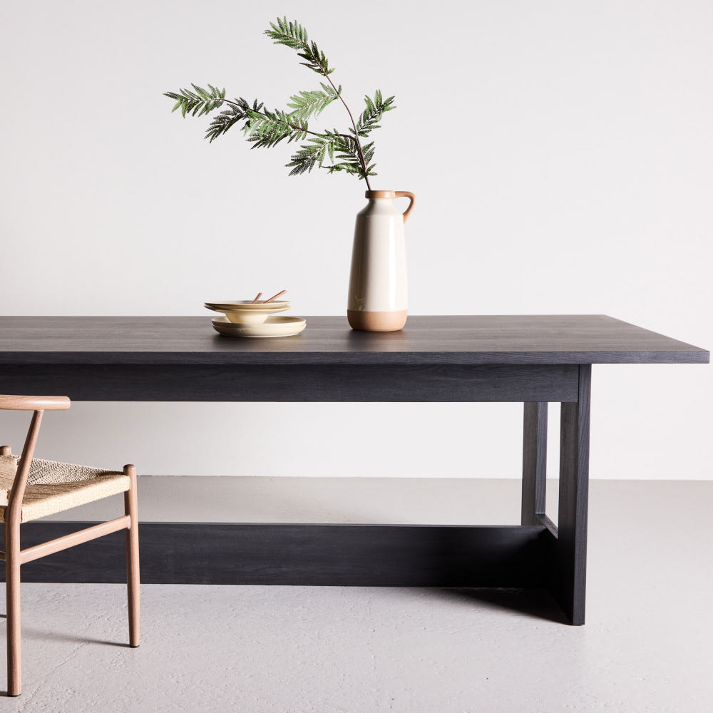Milly Esstisch 100x235cm schwarz - Maisons Du Monde