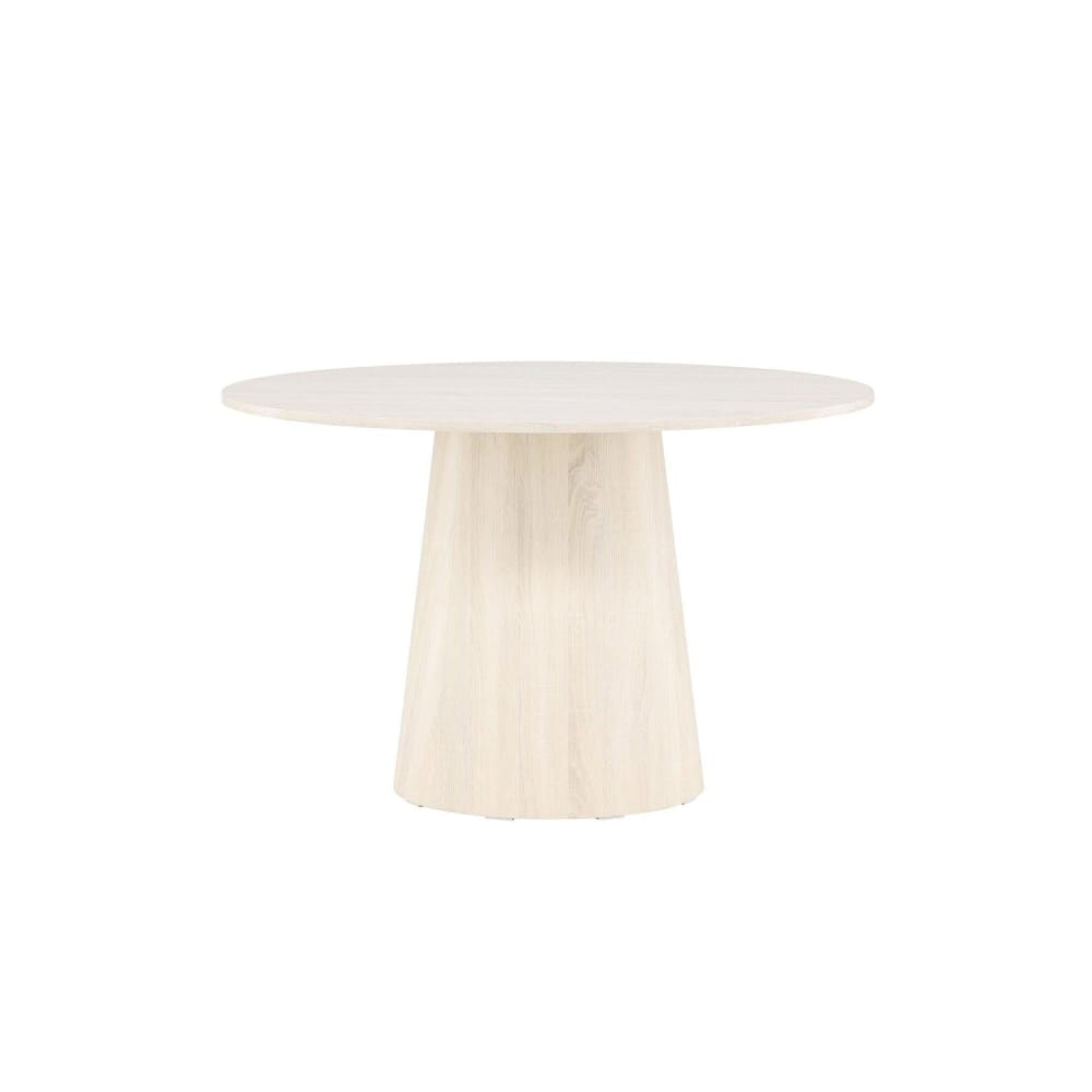 Venture Home Esstisch Lanzo Ø120cm, Cremeweiß style modern - Spanplatte