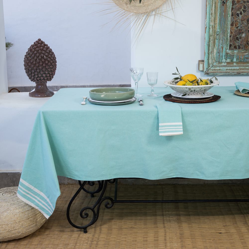Nappe + 8 serviettes