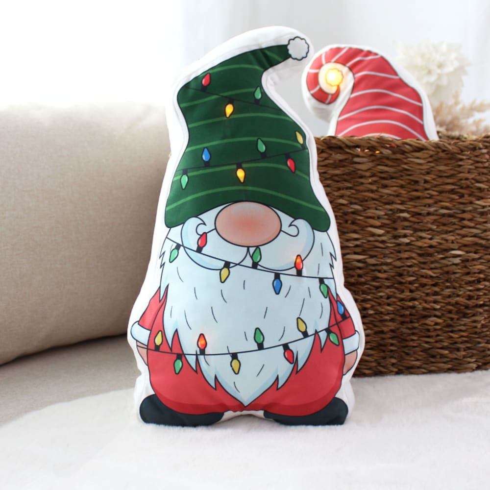 Coussin lumineux led noël 3d 40 x 23 cm – 100 % polyester — vue 3