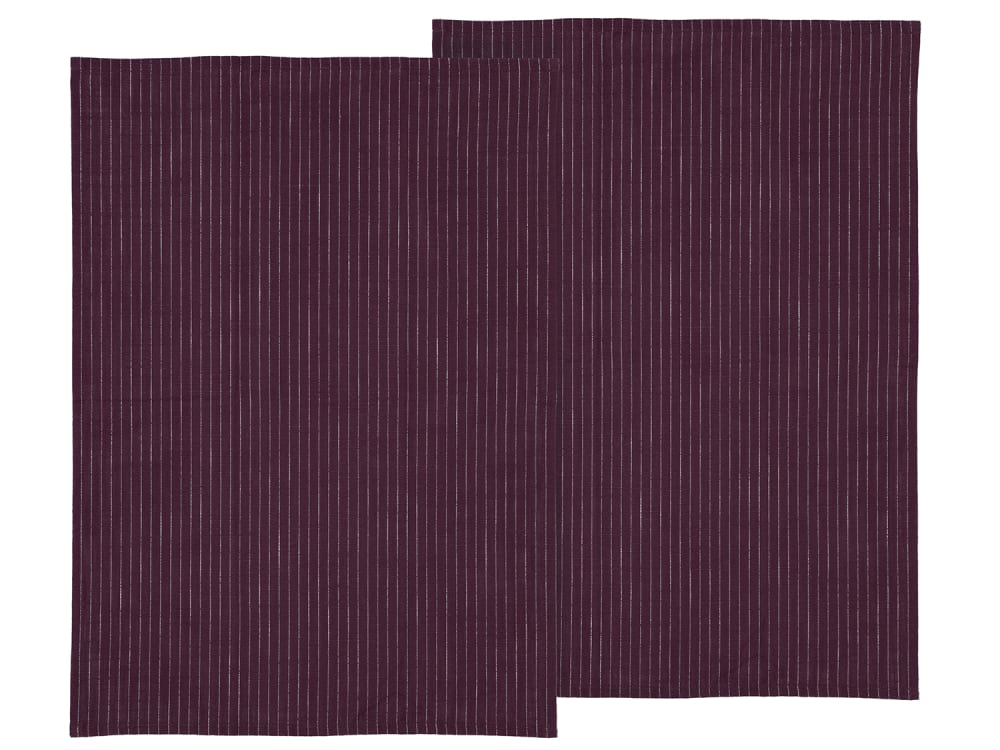 Lot de 2 torchons violet 50x70cm