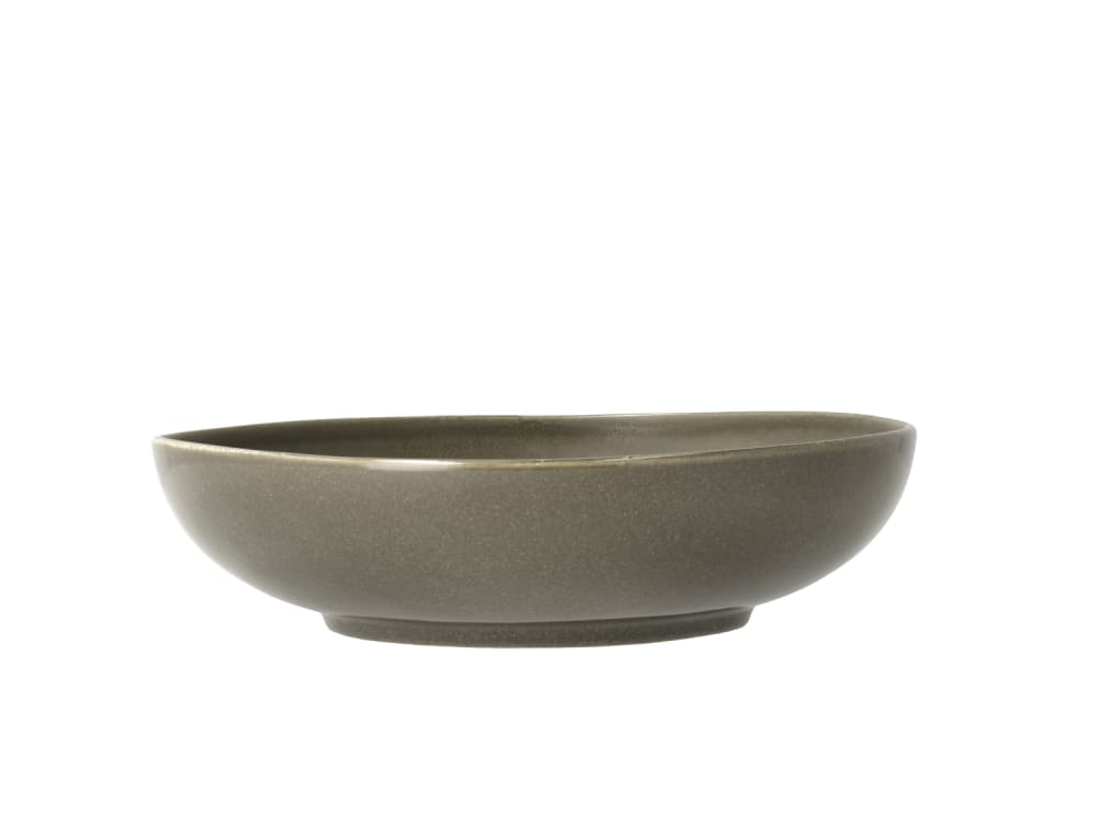 Bol en grès marron chaud 23 cm