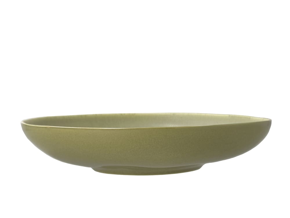 Saladier en grès vert pur 28cm