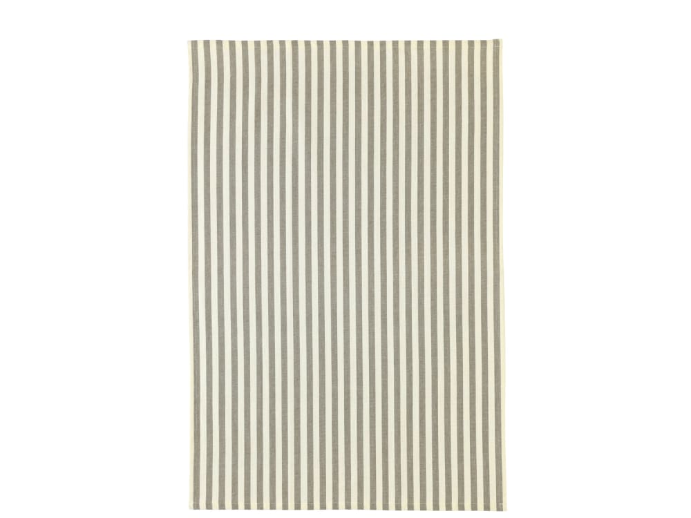 Torchon en coton recyclé taupe 60x90cm